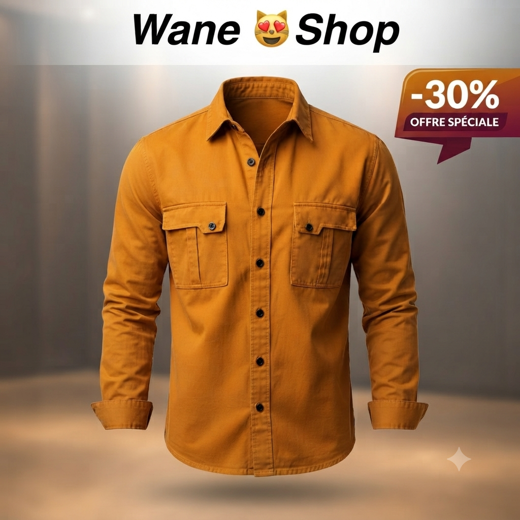 🔥 SURCHEMISE HOMME TENDANCE – ÉLÉGANCE À -30% !