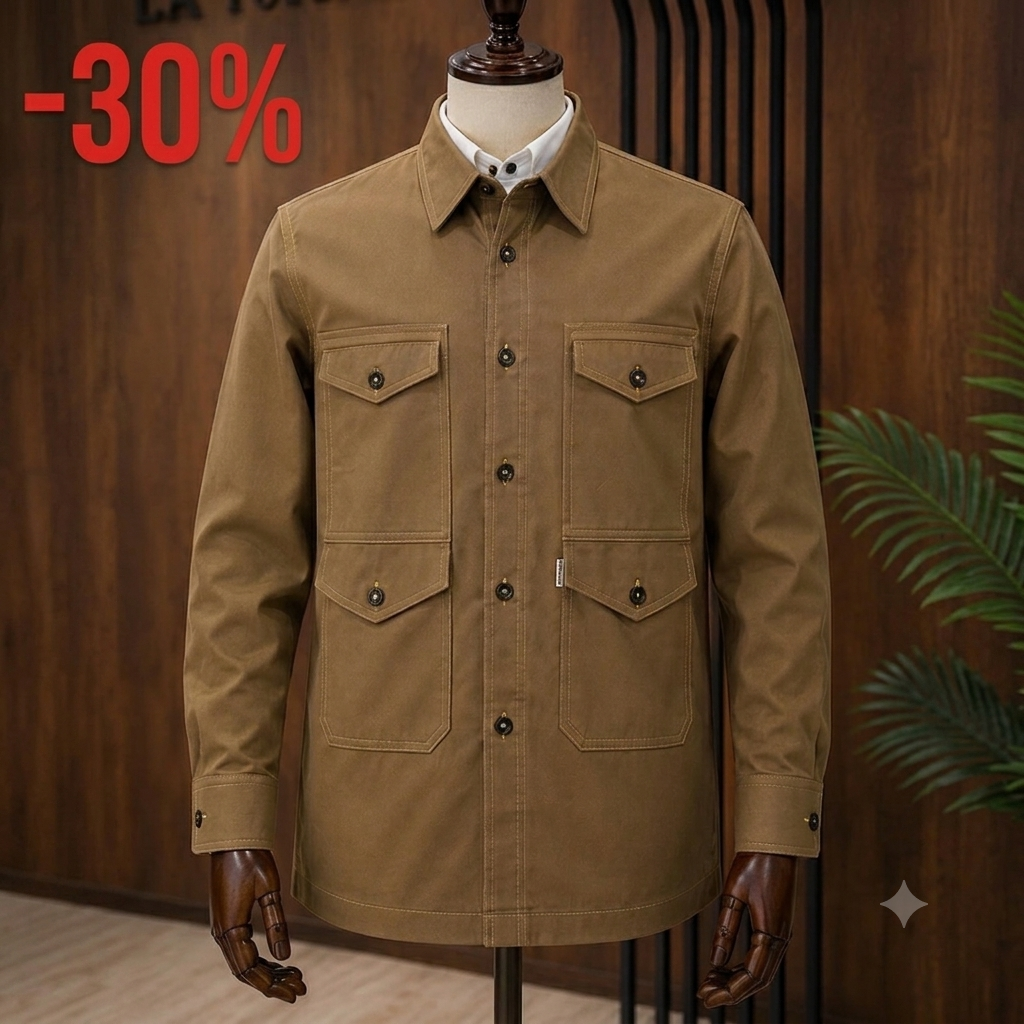 Surchemise Homme Premium – Élégance & Robustesse à -30 %